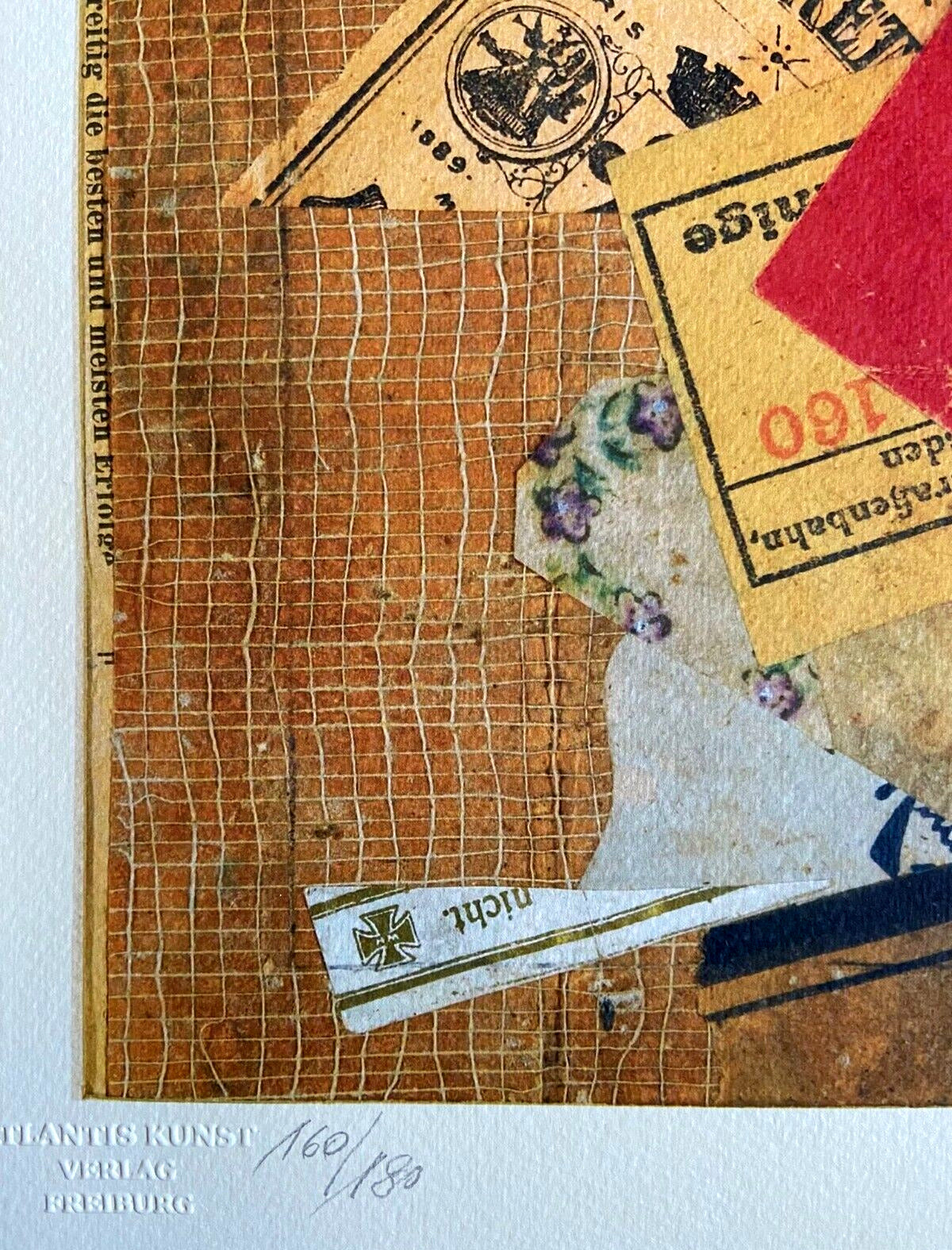 Kurt Schwitters Lithograph