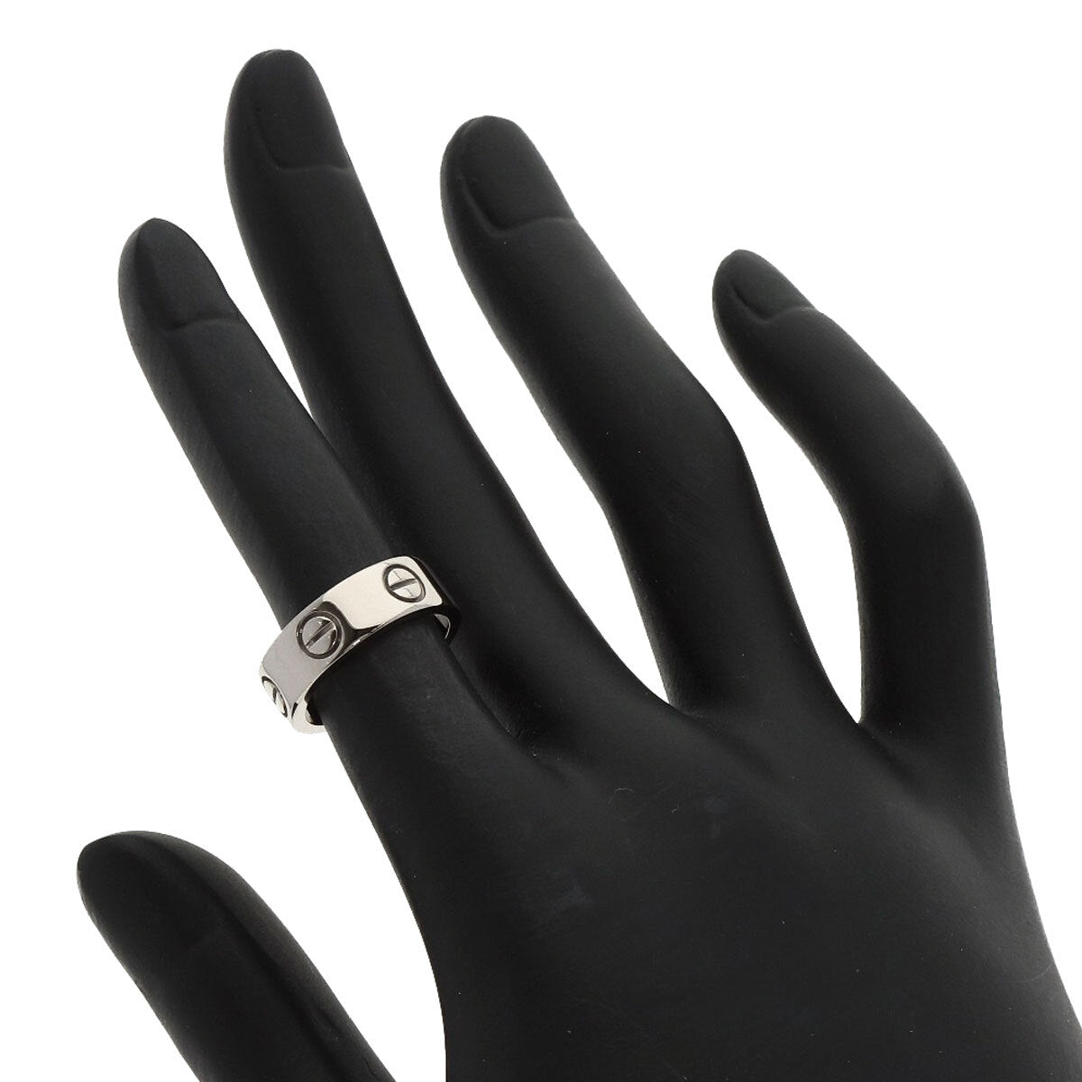Cartier Ring Love Ring #47 K18 White Gold