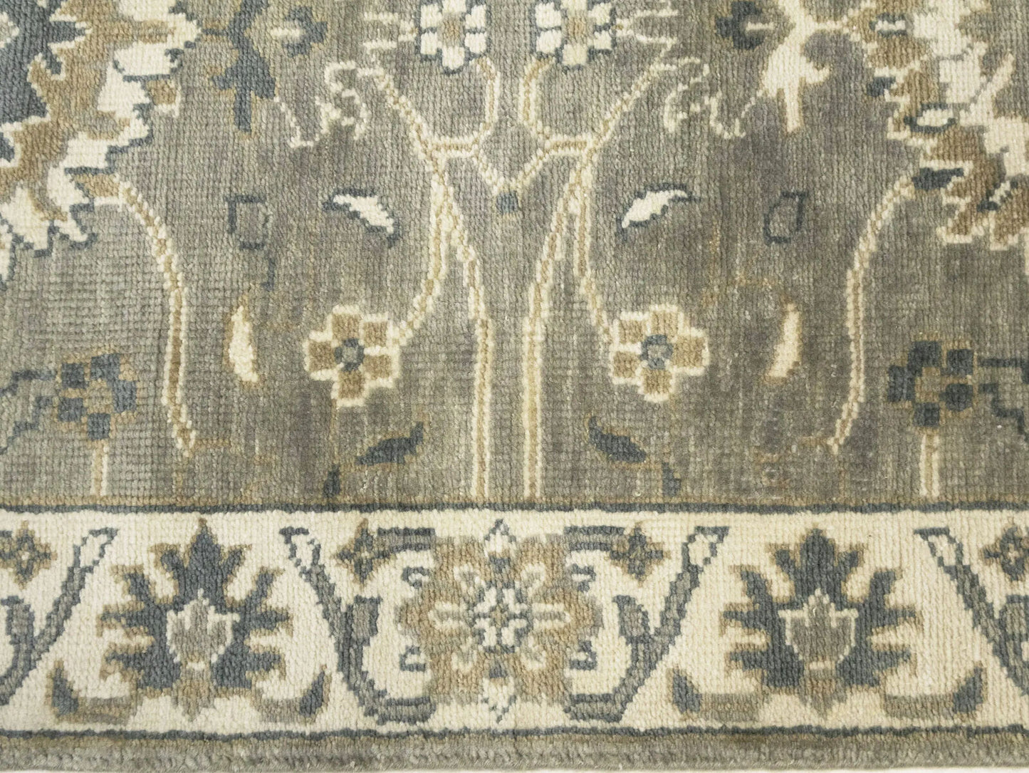 2'6X8 Ft Hand-Knotted Oushak Chobi Wool Runner
