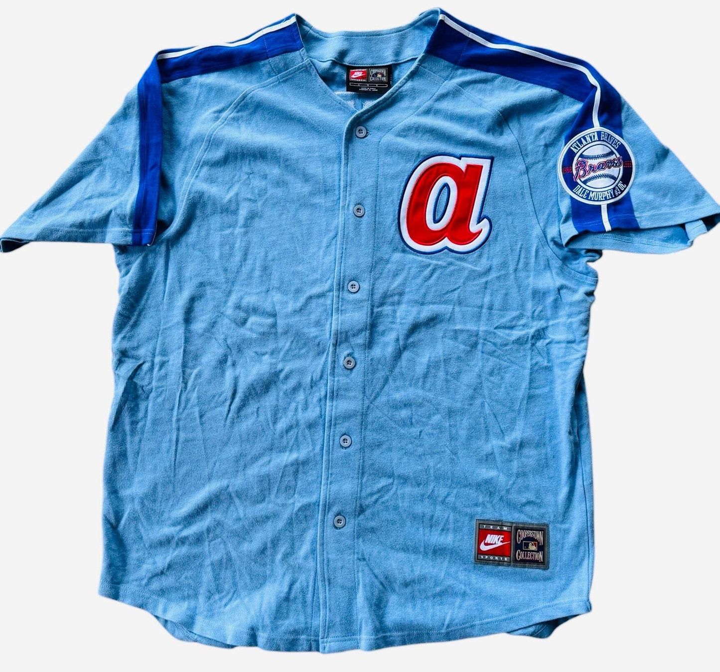 Dale Murphy Autographed Braves Nike Cooperstown Collection Authentic Jersey