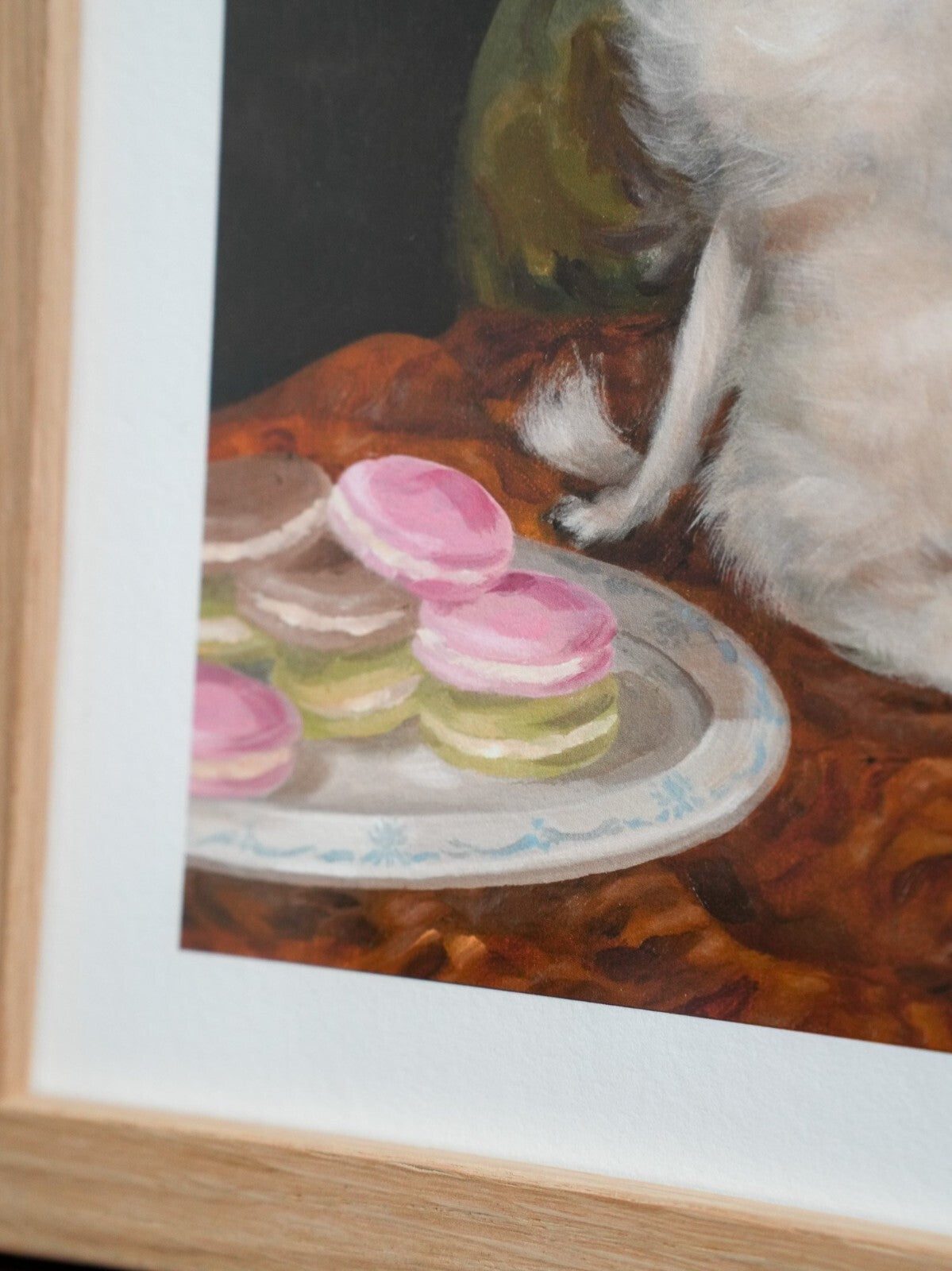 Alison Friend - Dog Framed Signed Art Print Coa