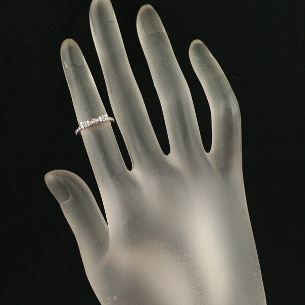 Ponte Vecchio Ring Diamond 0.35Ct Ribbon Pinky Us2.5 18K 750 Rose Gold