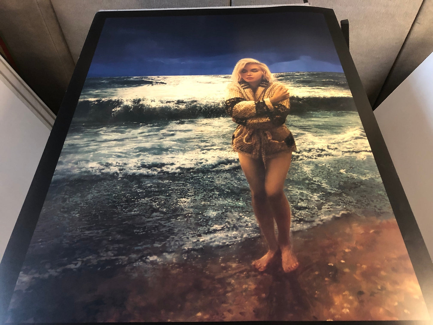 Tommy Merryfield Marilyn Monroe-Malibu Beach " Poster Contemporary