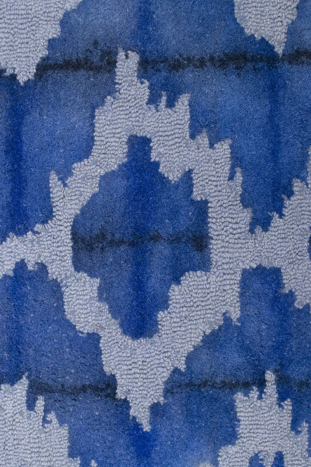Blue Abstract Design Living Room Decor 5X8