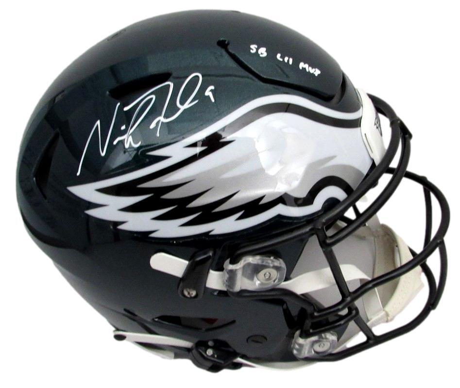 Nick Foles Signed/Inscr Full Size Speed Flex Auth