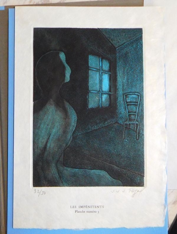 Gustave Flaubert Premires Lettres L.C. 1957 Limited Ed. Rigal Etchings No.32