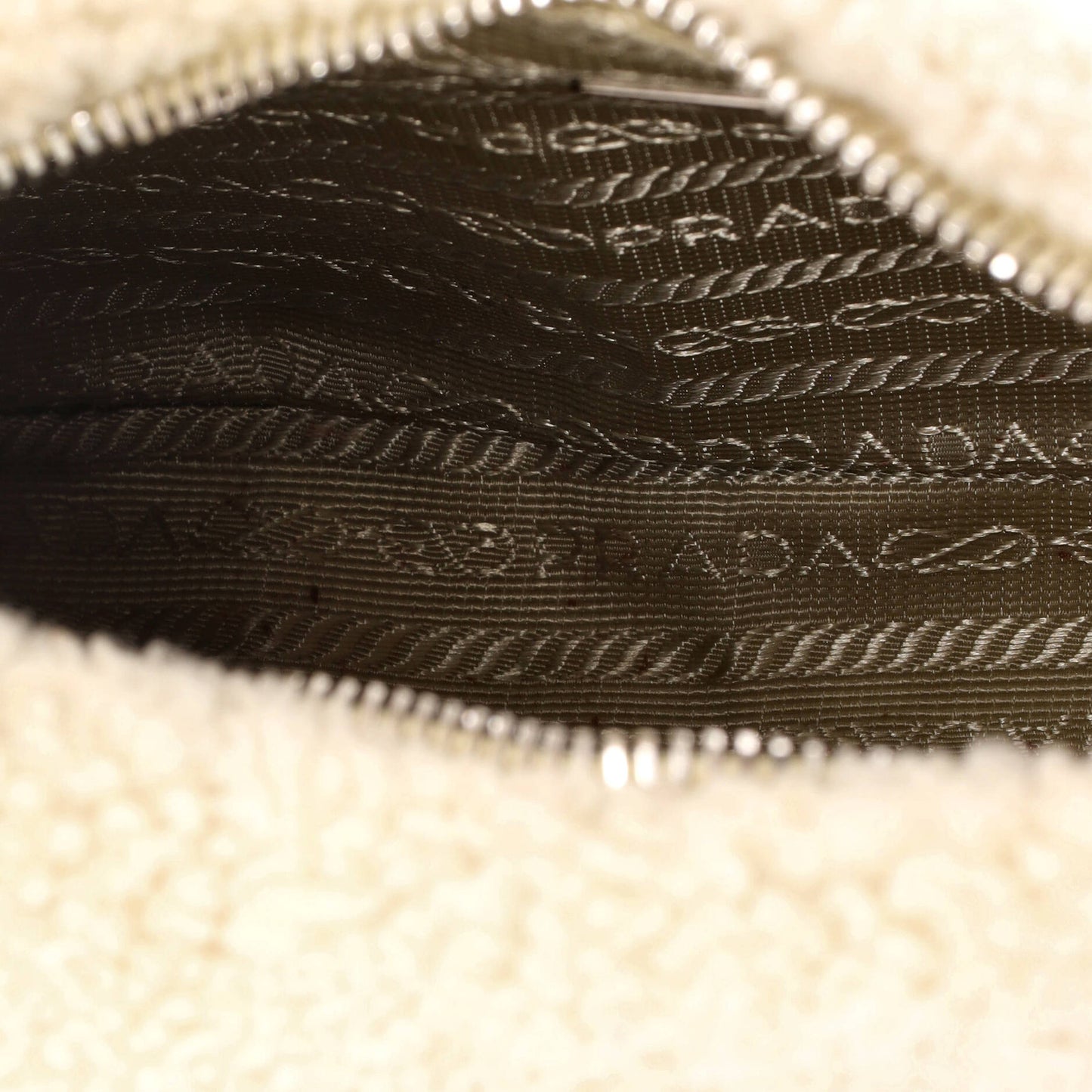 Prada Re-Edition 2000 Hobo Shearling Mini