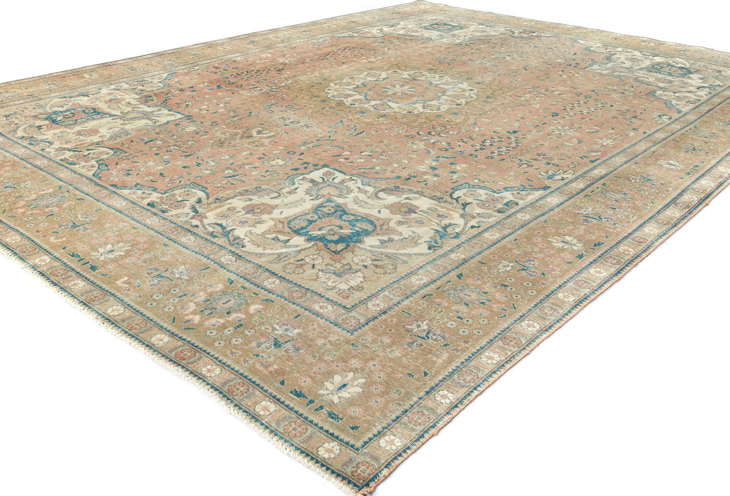 Extra Large Antique Distressed Vintage Oriental