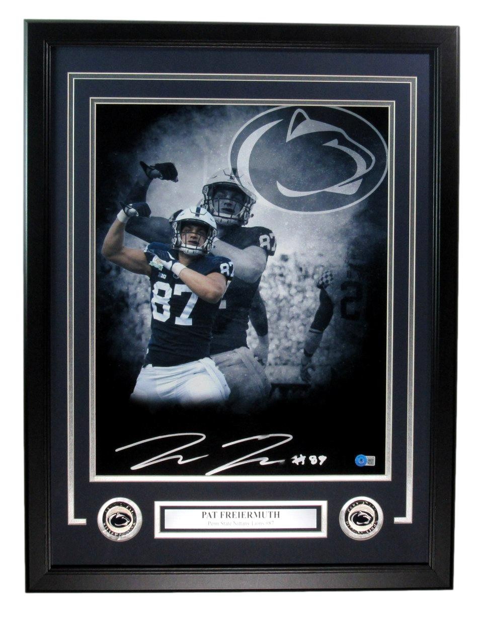 Pat Freiermuth Autographed 16X20 Photo Penn State Framed Beckett 176739