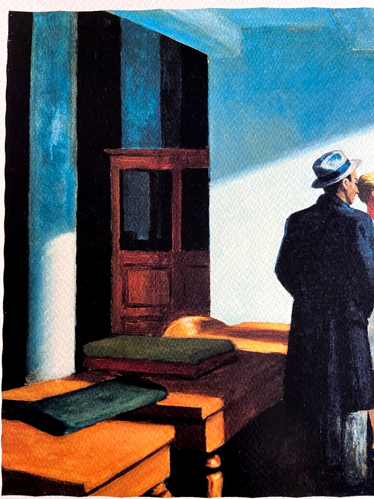 Edward Hopper Lithograph (Norman Rockwell Paul