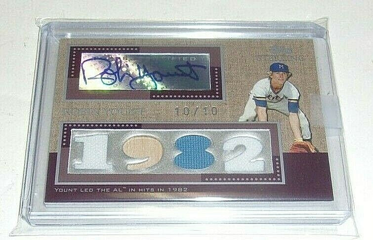 Robin Yount 2008 Topps Sterling Game Quad