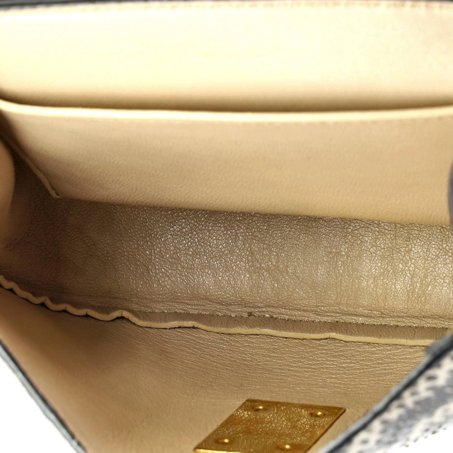 Chloe Drew Crossbody Bag Python Mini