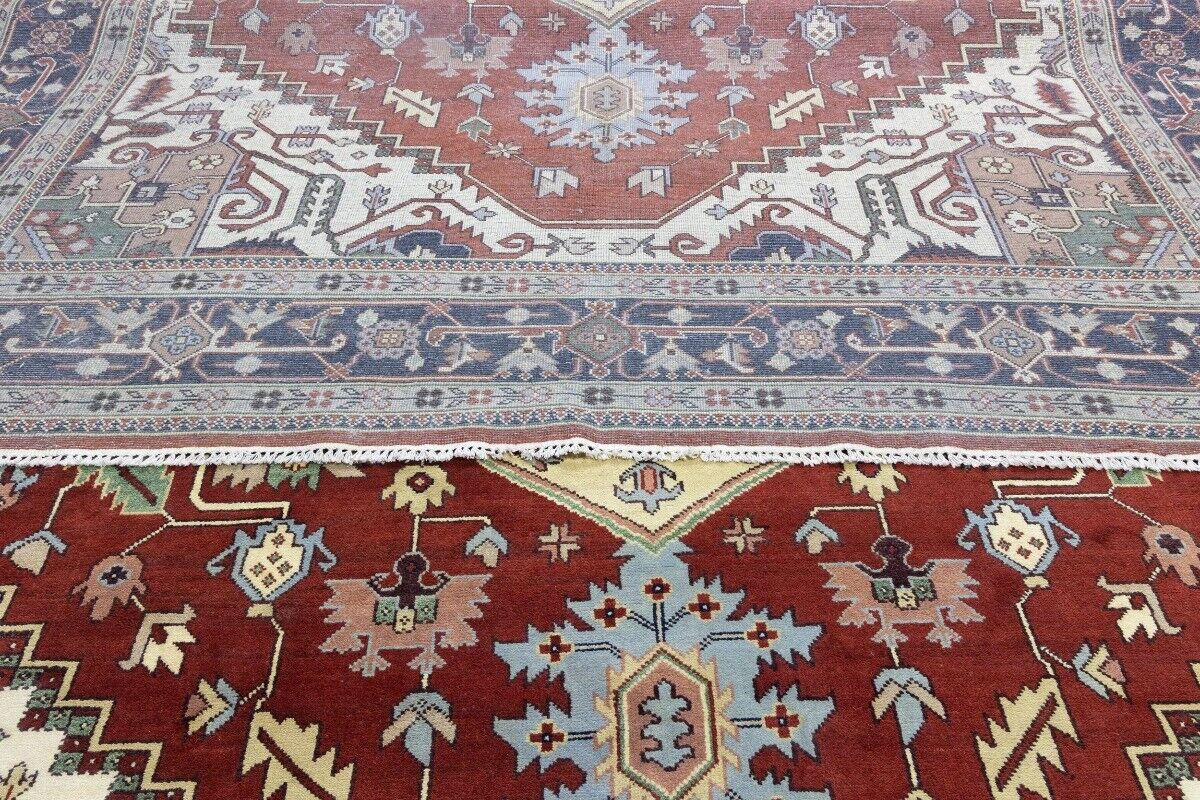 12X18 Ft Oversized Handmade Heriz Serapi Rug