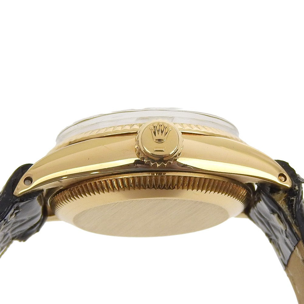 Rolex Oyster Perpetual 6517 Case Size 30Mm X 24Mm Ladies Used Watch #61316