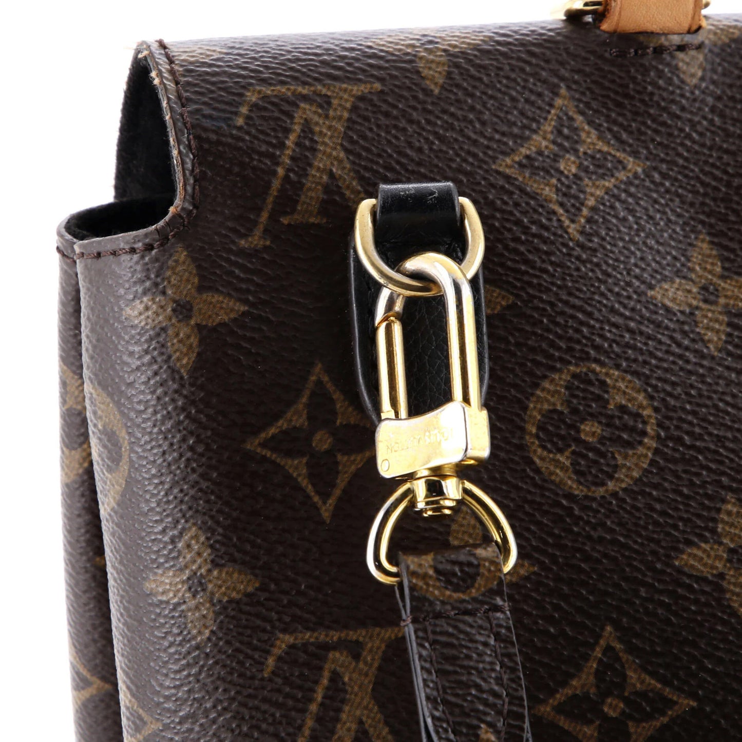 Louis Vuitton Marignan Handbag Monogram Canvas With Leather