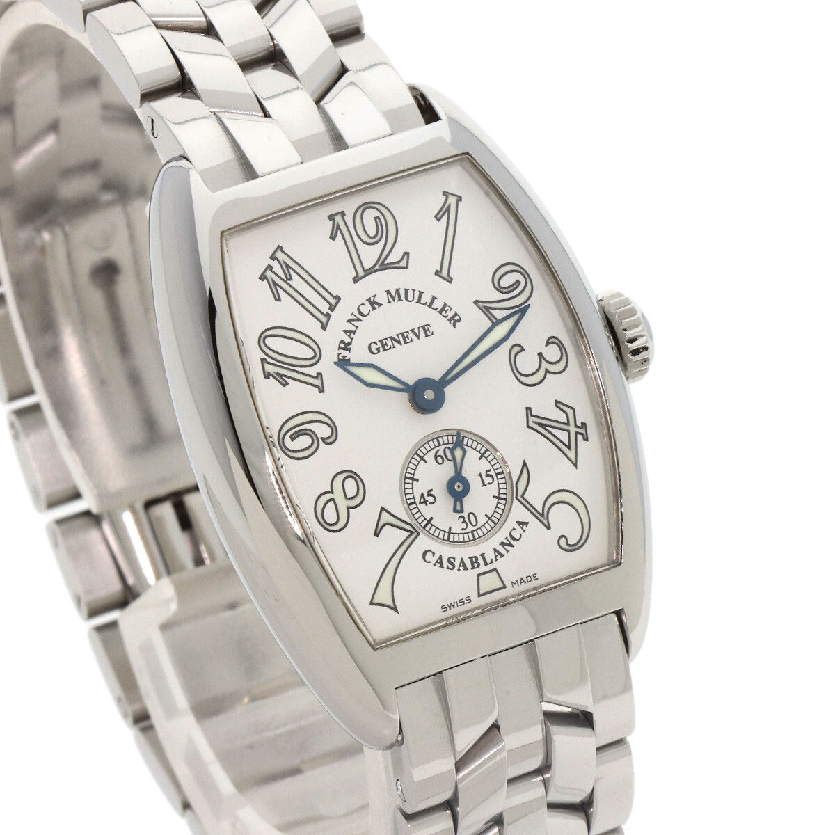Franck Muller Tonneau Curvex Watches 1750S6 Stainless Steel/Stainless Steel ...