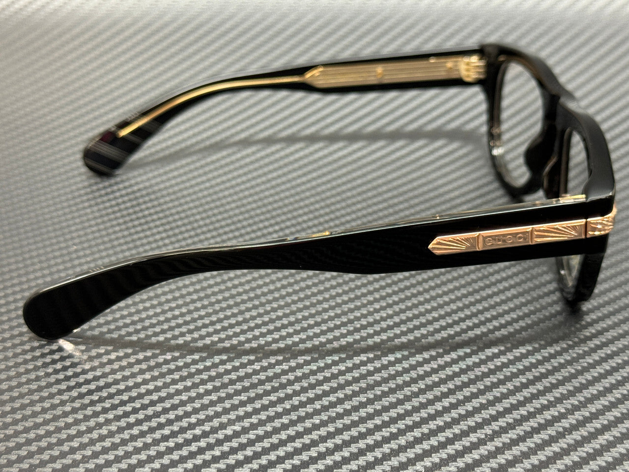 Gucci Gg1519O 001 Black Unisex Medium 51 Mm