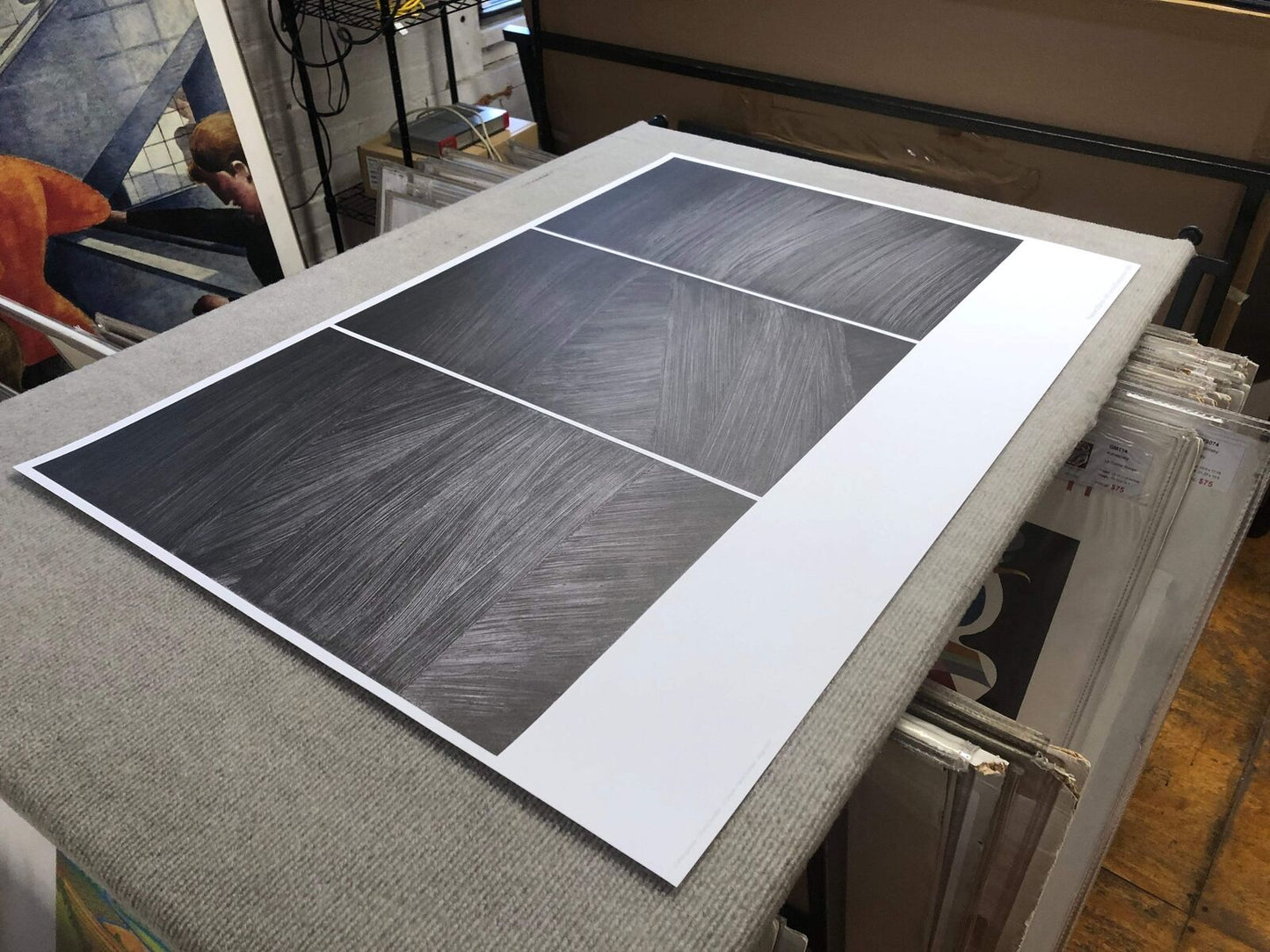 Pierre Soulages Painting January 7, " Offset Lithograph A
