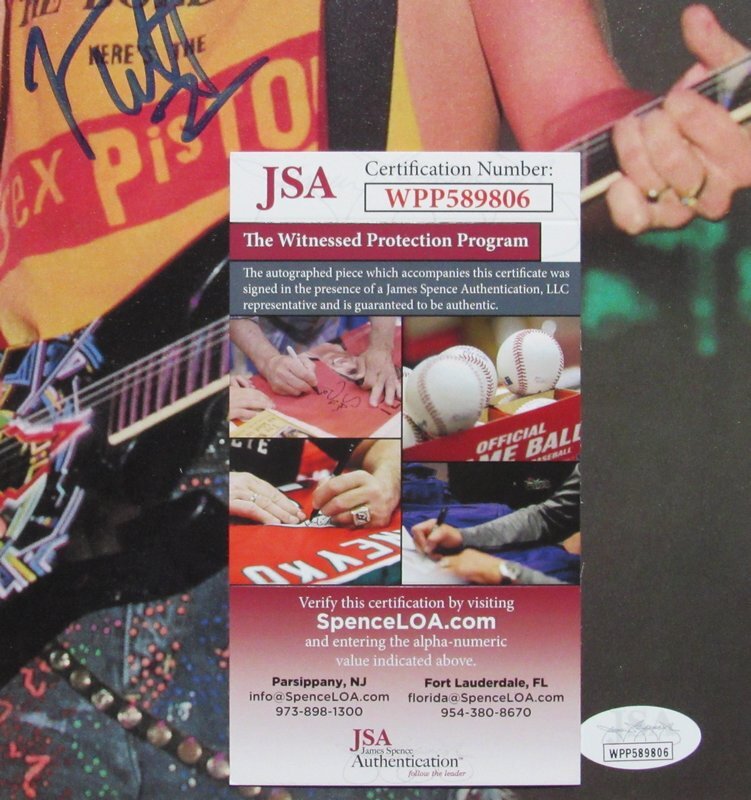 Joe Elliot Autographed Magazine 8X10 Photo Def