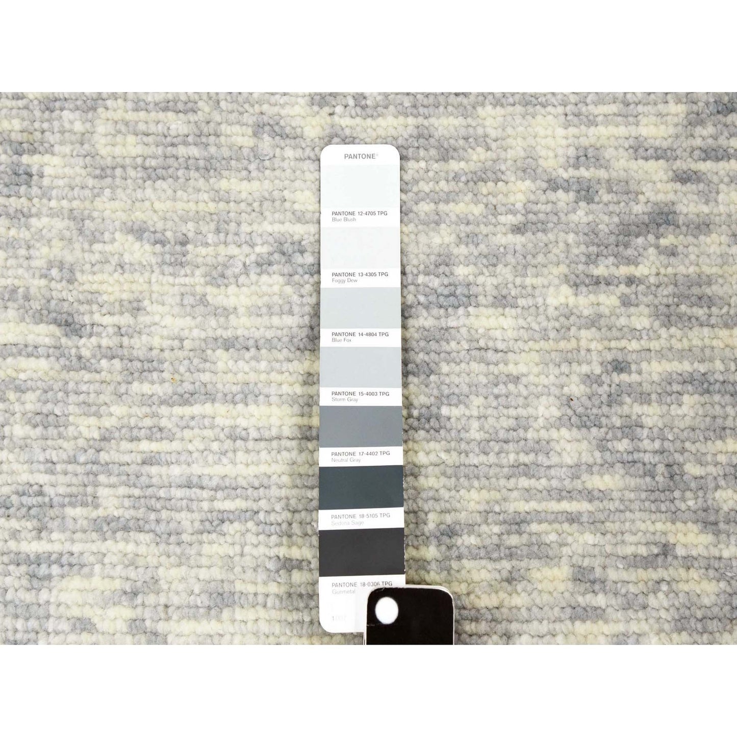 11'10"X15'2" Gray Art Deco Collection Wool Hand Knotted Oversized Rug