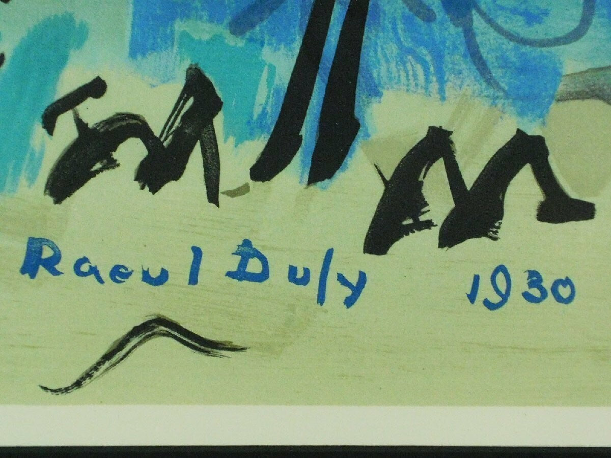 Raoul Dufy Nu Couche 1969 Lithograph On Arches