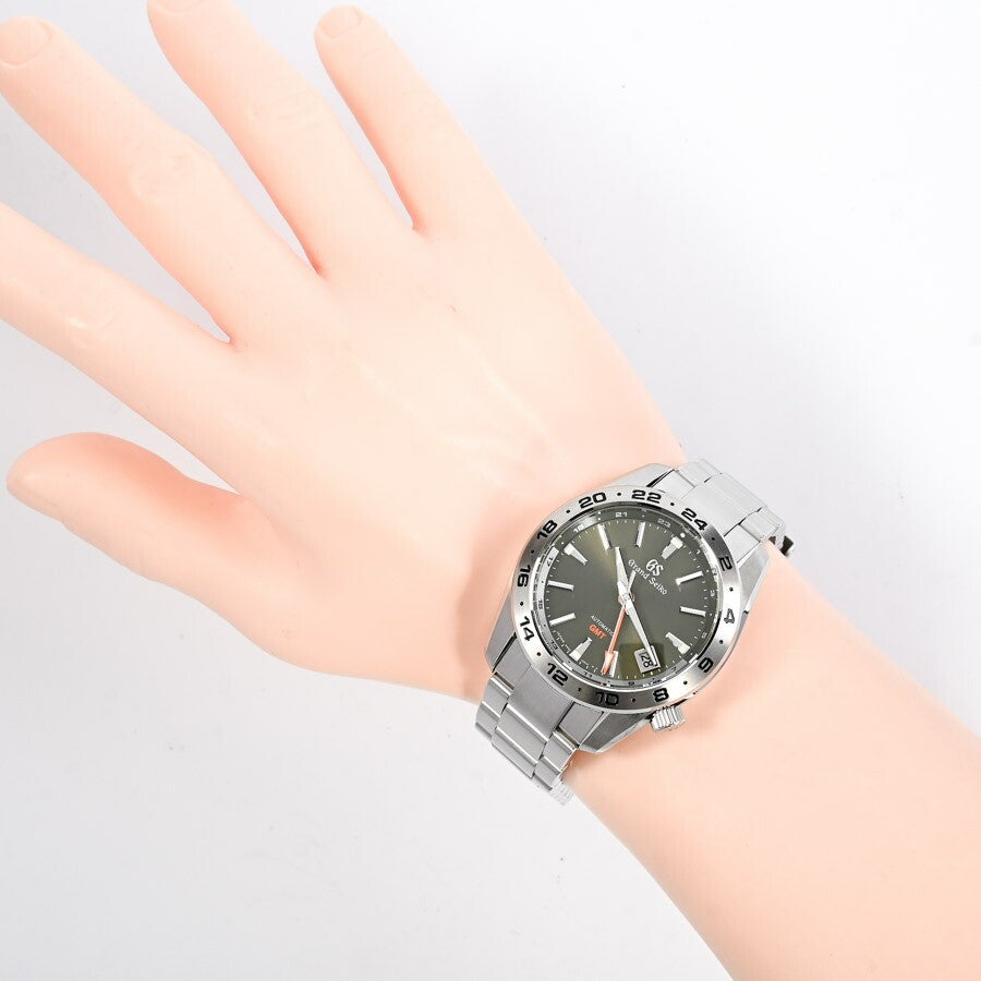 Grand Seiko Sports Collection Gmt Sbgm247 Green Men'S Used Watch #7107