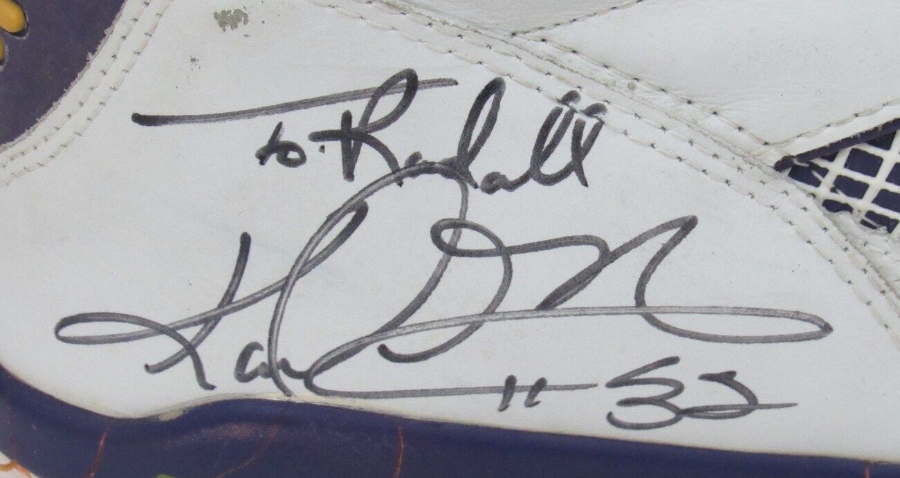 1990 Karl Malone Utah Jazz Signed Game Worn