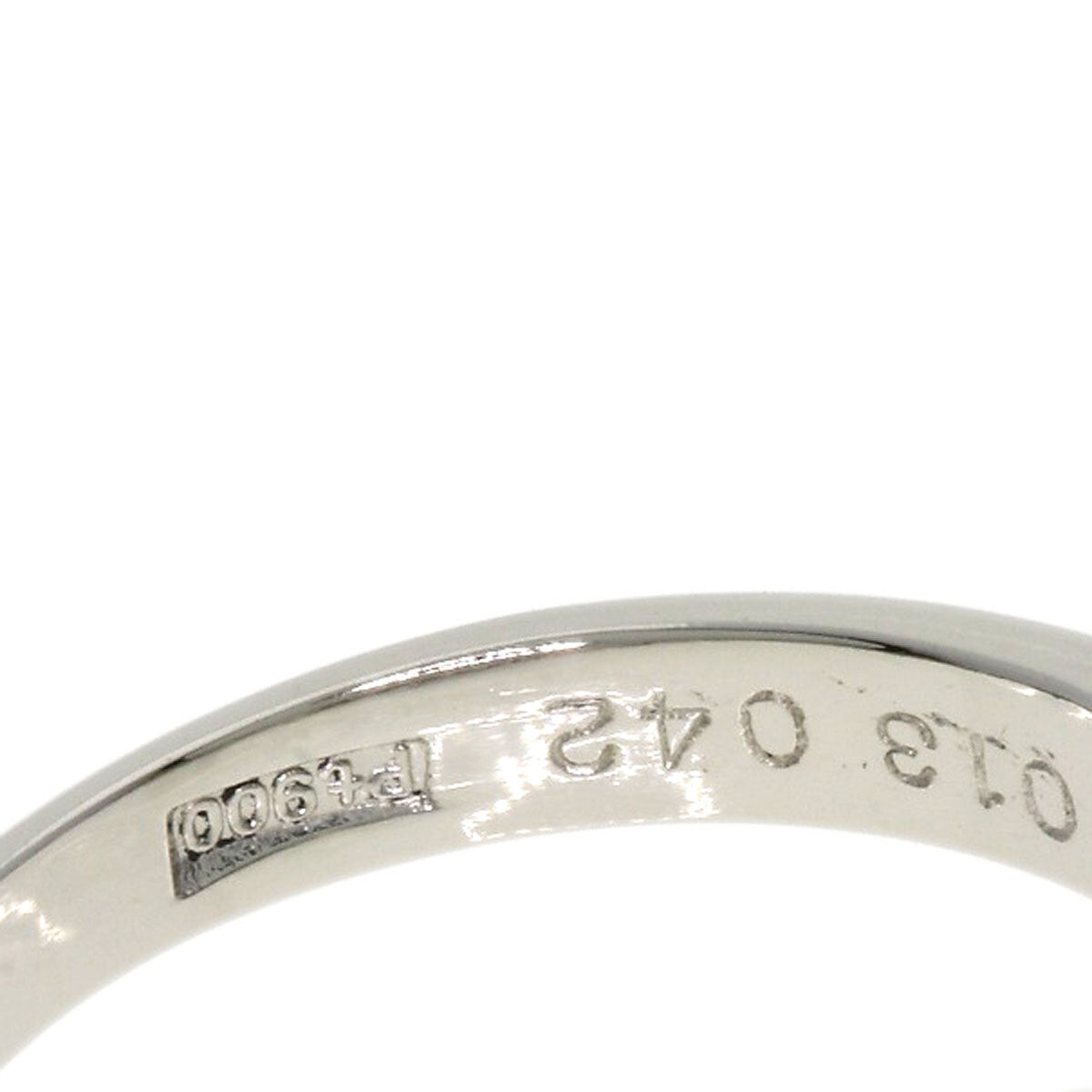 0.13ct Diamond Ring Platinum PT900 3.7g