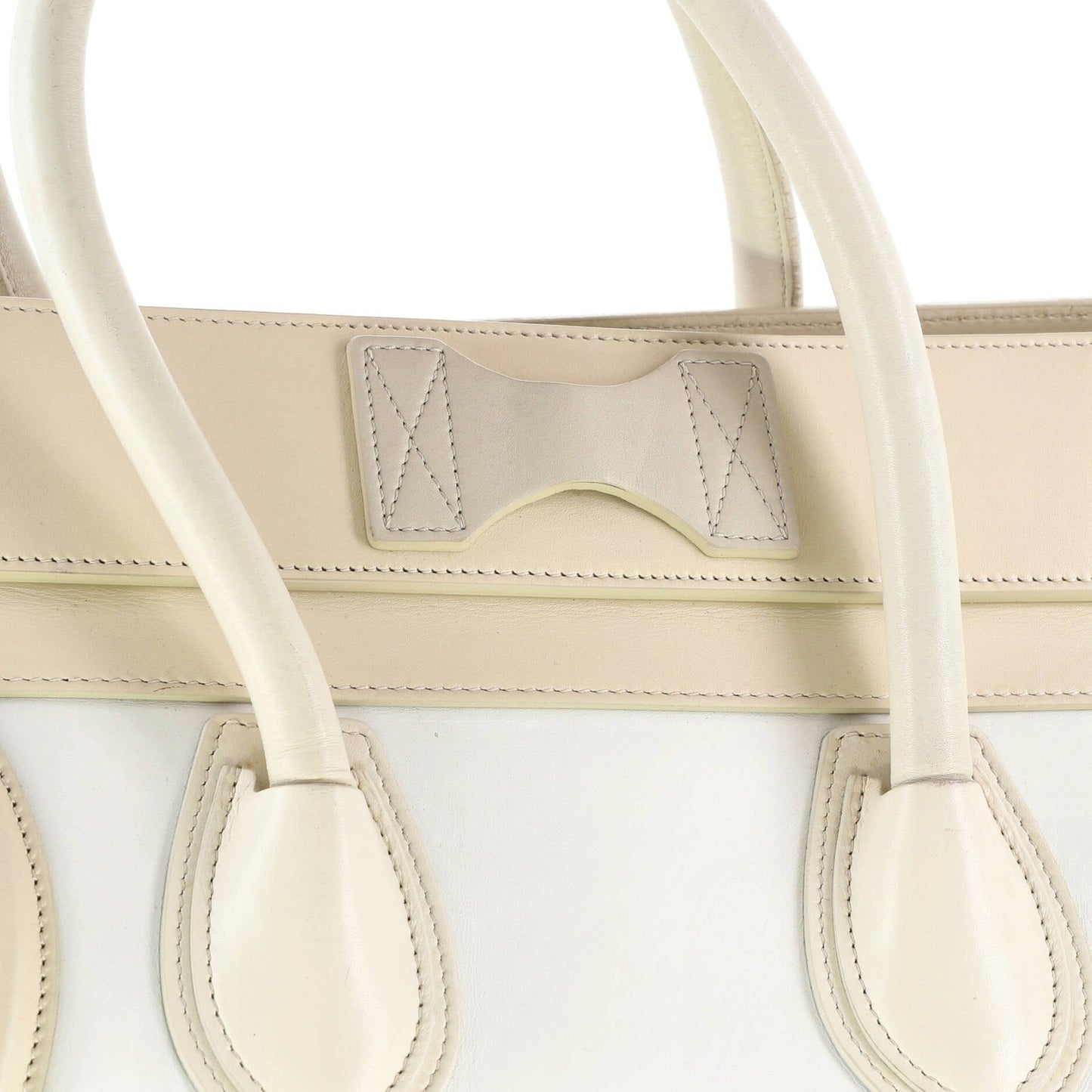 Celine Bicolor Luggage Bag Leather Mini