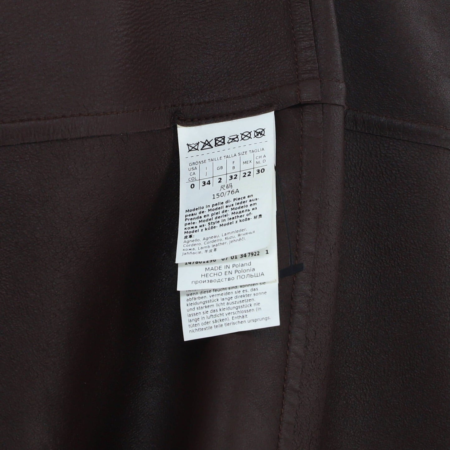 Max Mara Women'S Ussuri Double Breasted Coat Leather