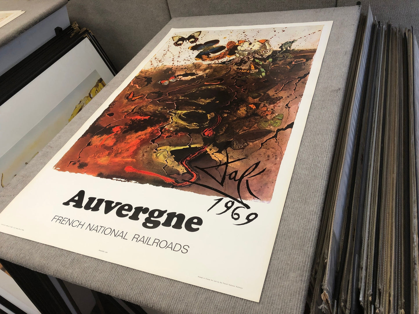 Salvador Dali Auvergne " Poster Surrealism Brown