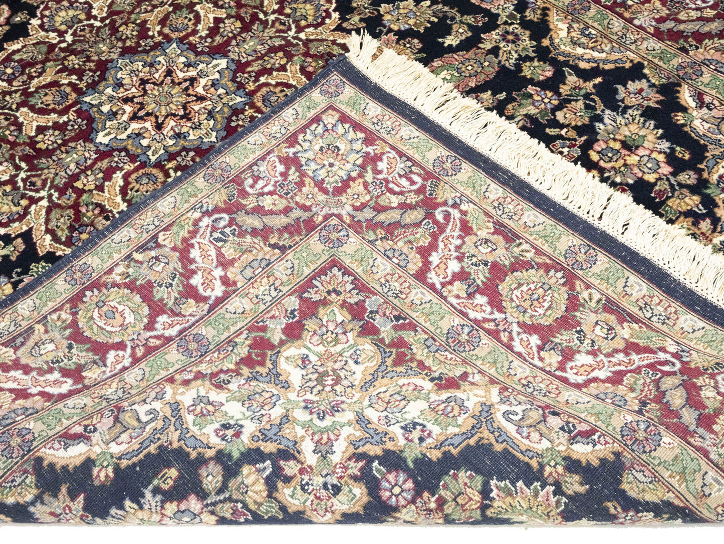 Handmade Oriental Rug Classic Floral Design Home