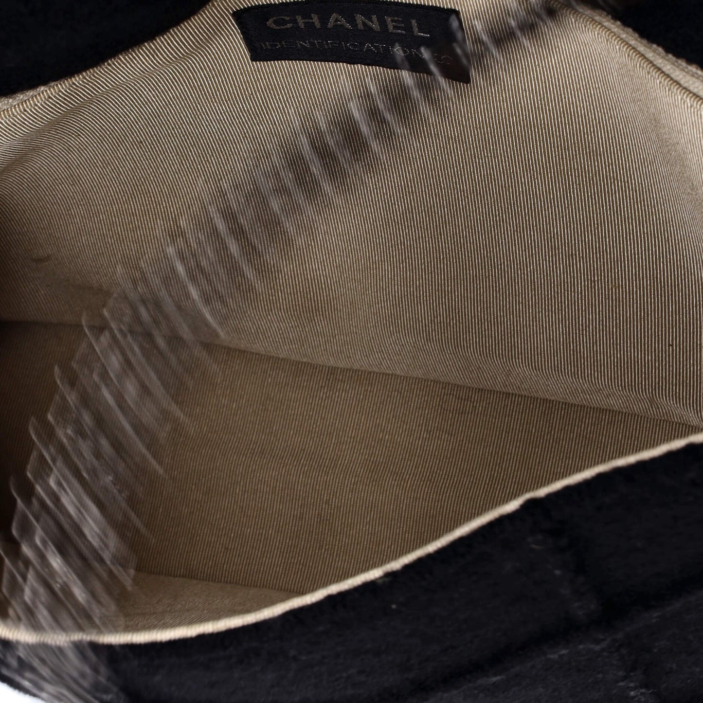 Chanel Chocolate Bar Mademoiselle Flap Bag Quilted Wool Jumbo