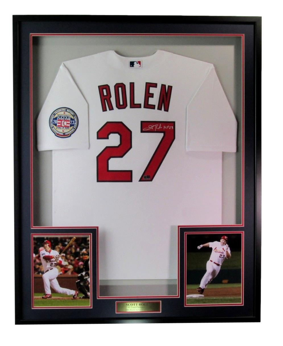 Scott Rolen Hof Cardinals Signed/Auto White