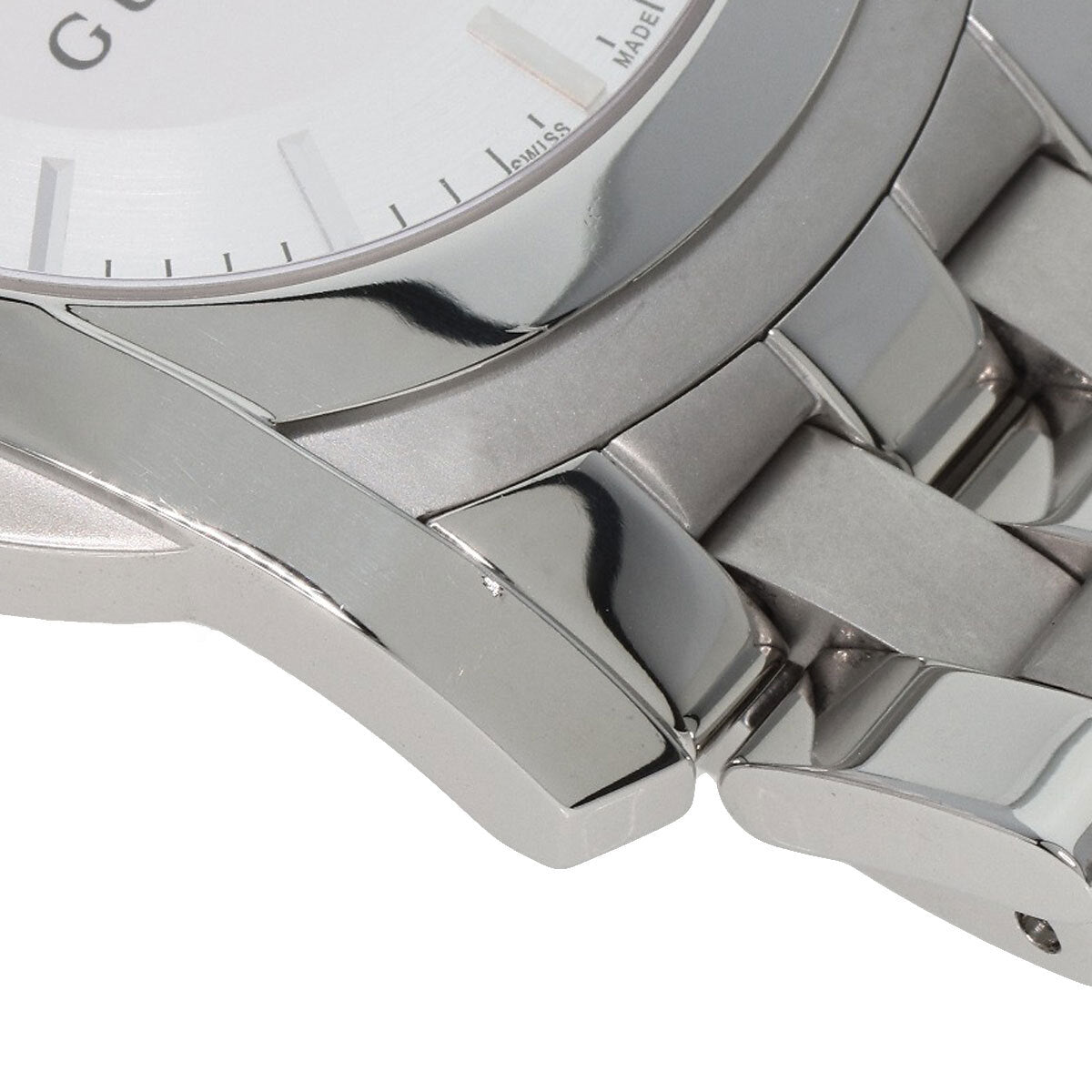 Gucci Round Face Watches 5500Xl Stainless Steel/Stainless Steel Mens