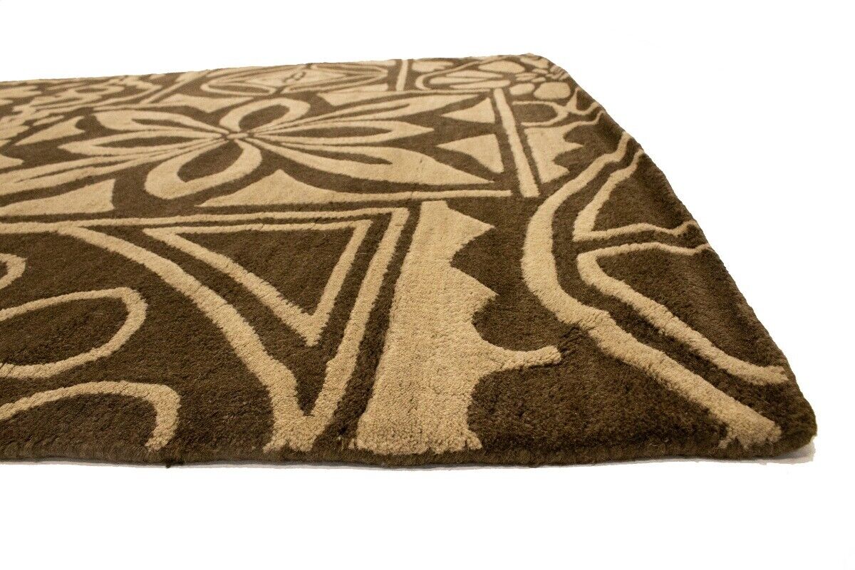 Hand-Tufted Wool Rug Contemporary Pastel Floral