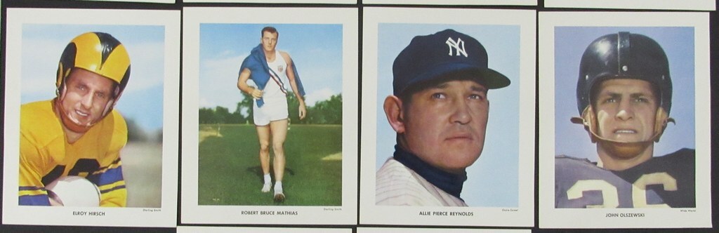 Lot Of (10) 1953 Sport All Star Portfolio 5.5X7