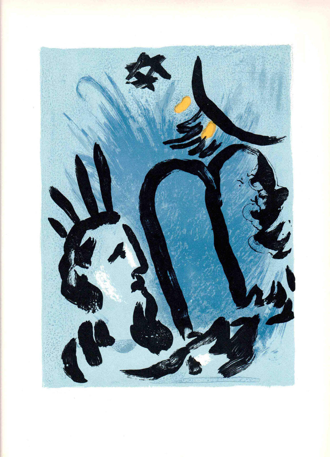 Marc Chagall Moise " Poster Modernism