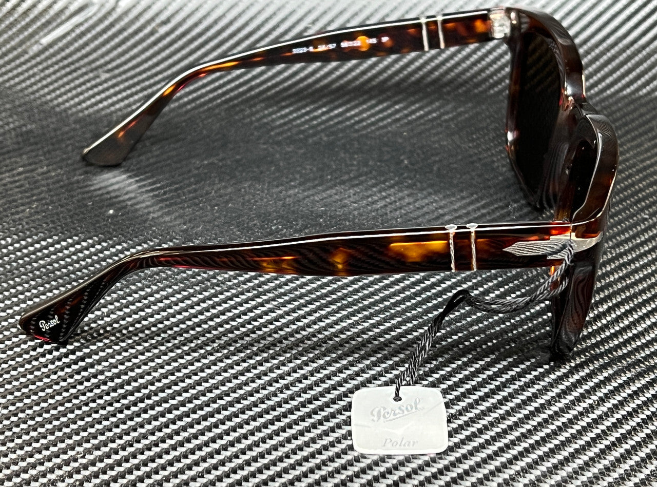 PERSOL PO3323S 24 57 Havana Polarized Unisex 56