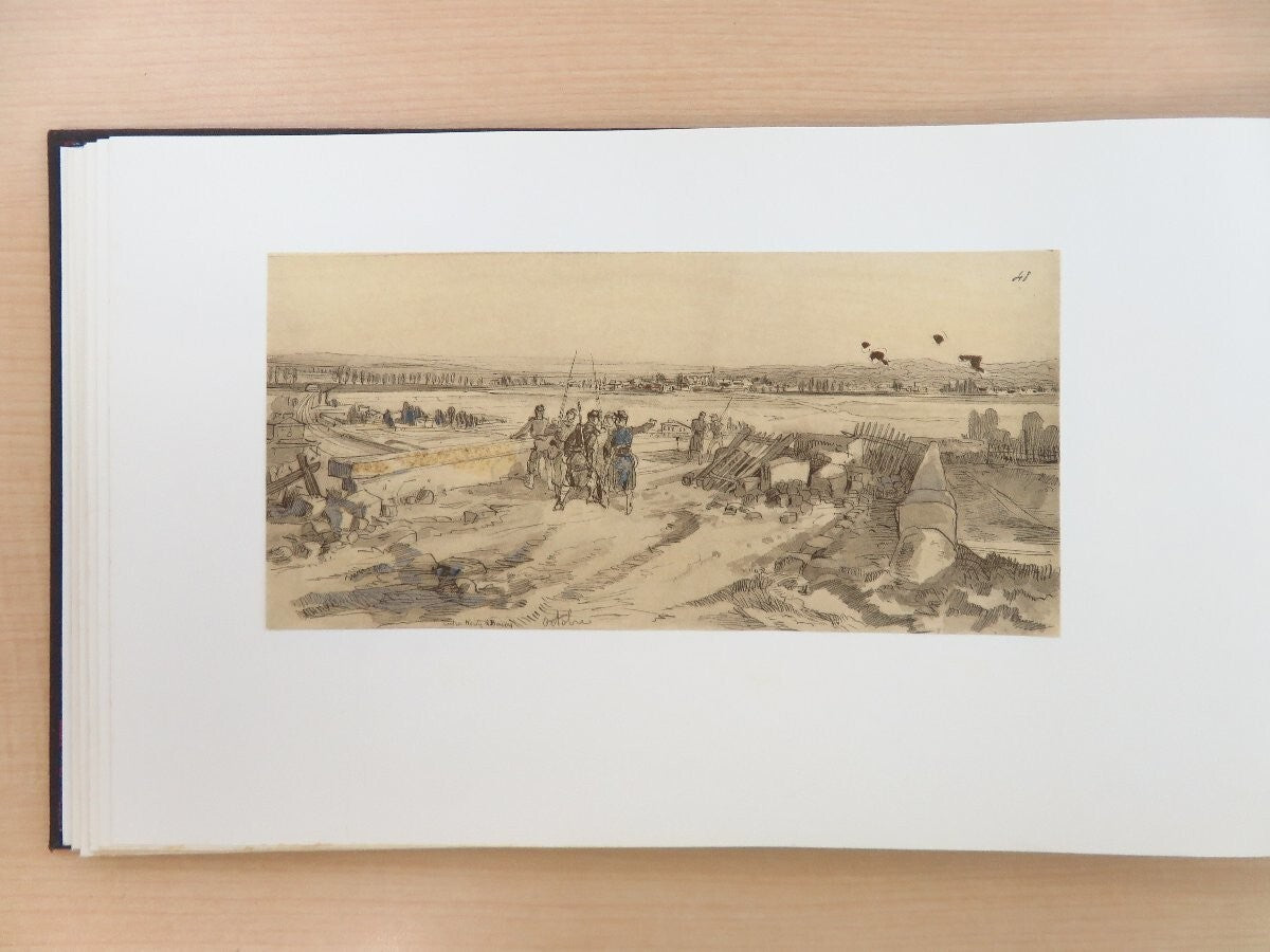 Albert Robida: Album Du Sige Et De La Commune Paris 1870-1871, 2 Volumes, 1971