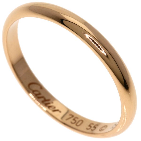 CARTIER Ring 1895 Wedding #55 K18 Pink Gold