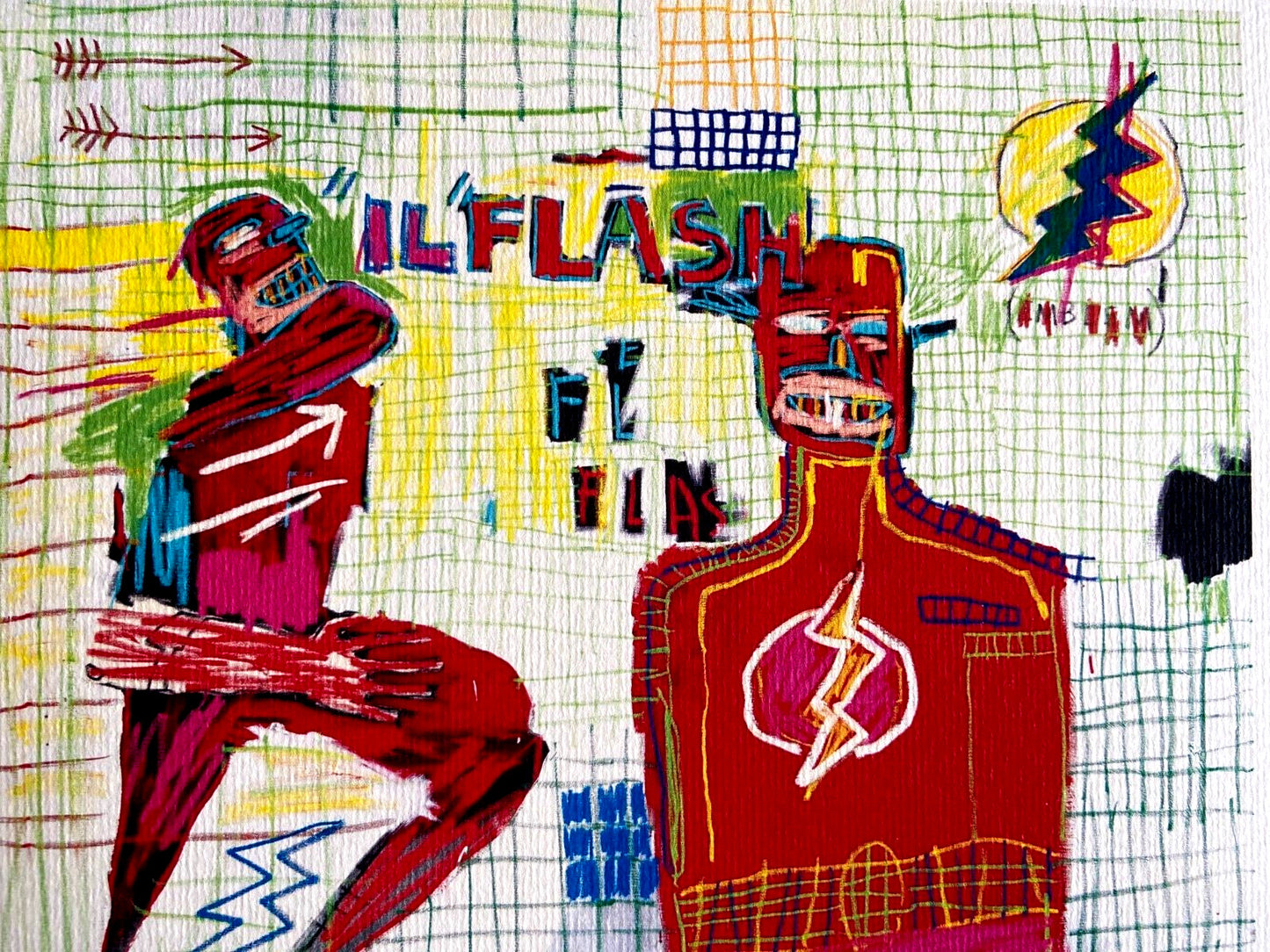 Jean-Michel-Basquiat Lithograph Coa Signed &