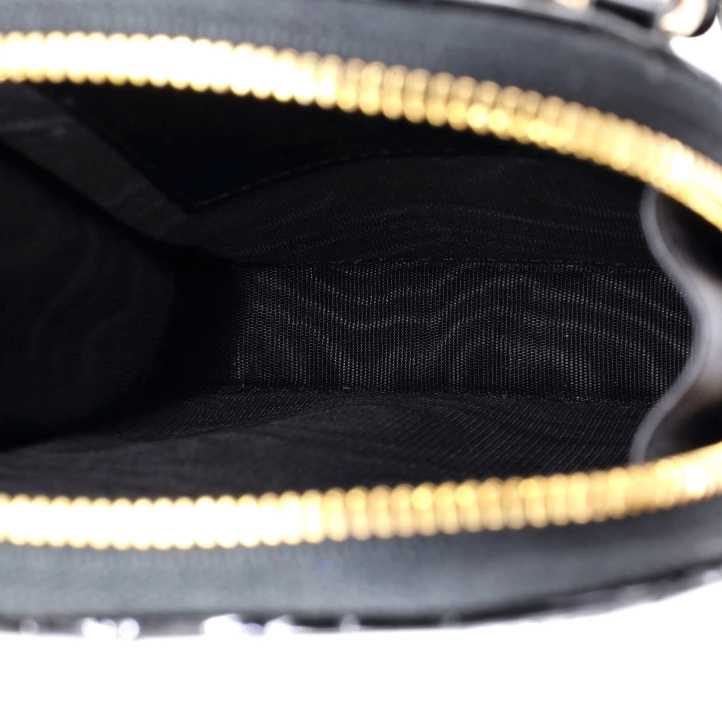 Christian Dior Lady Dior Phone Holder On Chain Cannage Quilt Patent