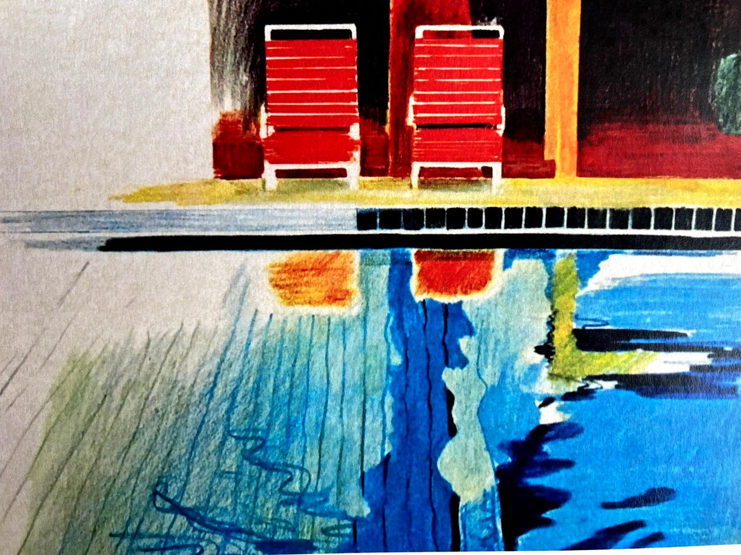 David Hockney Lithograph Coa Signed