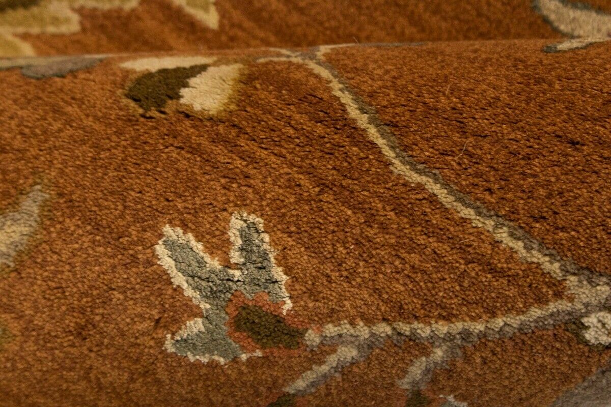 10X13 Ft Hand-Tufted Oriental Rug Floral Design