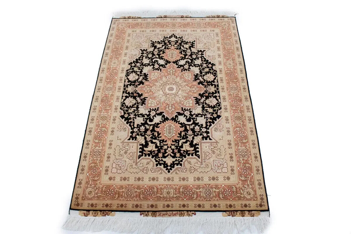 Handmade Signed Oriental Rug Classic Floral Kork
