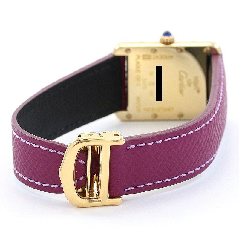 Cartier Must Tank Sm Vermeil 2003 Christmas Limited Edition W1017554
