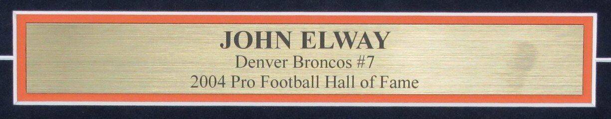 John Elway Signed/Auto 8X10 Photo Collage Denver
