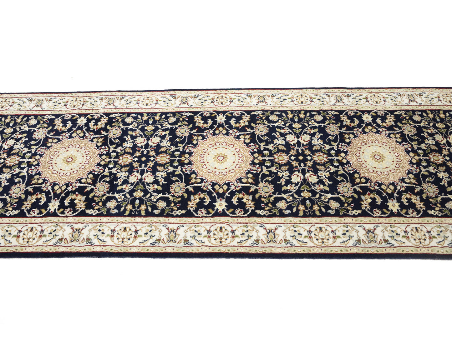 3X18 Floral Oriental Hallway Decor Wool Carpet