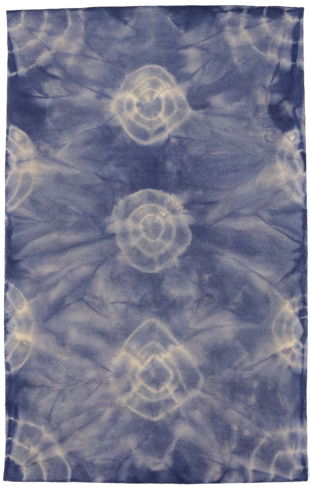 Purple-navy Hand-Tufted Trellis Rug Contemporary